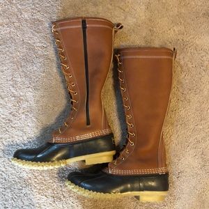 Bean Boots, 16” flannel lined